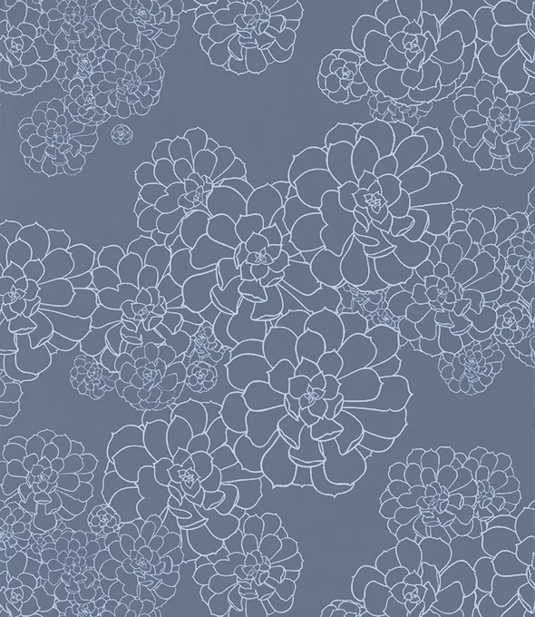 Обои Paint and Paper Library Tresco Aeonium Blue Blood 0393AEBLUEB
